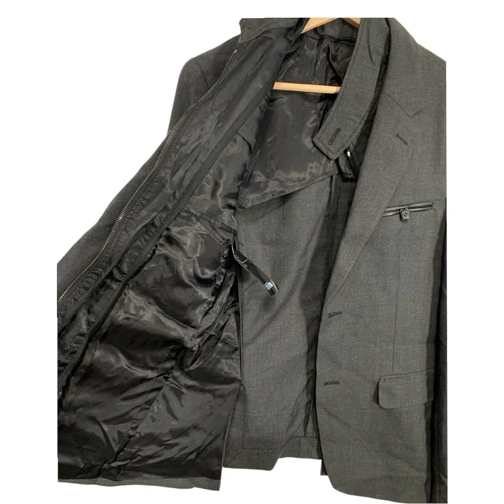 Prada Double Front Blazer Jacket Size 48 US 38